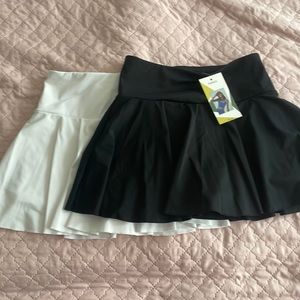TWO tennis skirts with pockets
